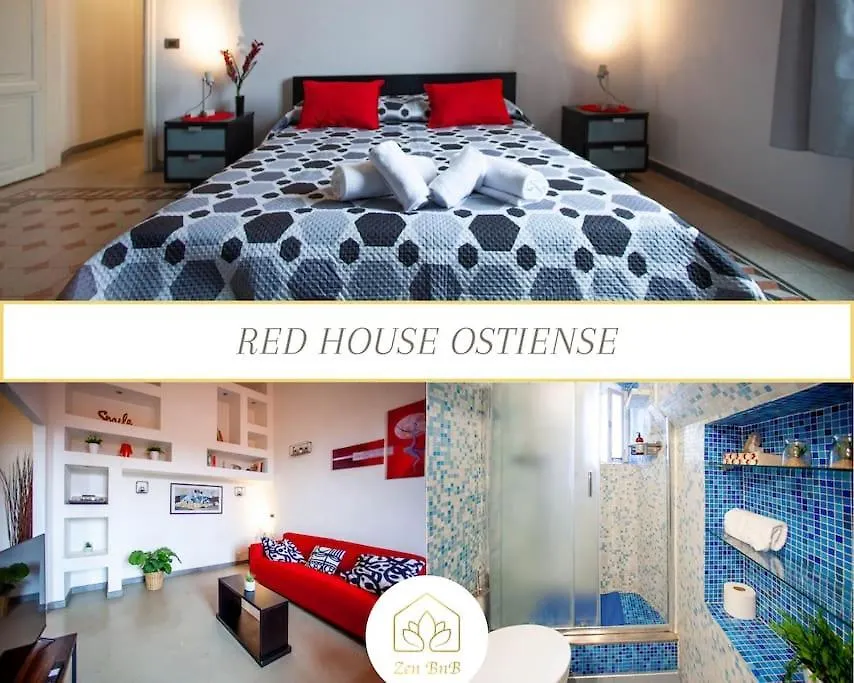 Red House Ostiense Historic Building Daire Roma